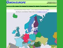 Tablet Screenshot of gwon-europe.com